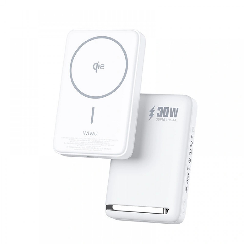 Портативное ЗУ Power Bank WIWU Wi-P031 Magnetic с БЗУ 30W 10000 mAh