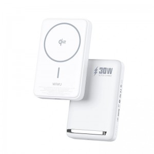 Портативное ЗУ Power Bank WIWU Wi-P031 Magnetic с БЗУ 30W 10000 mAh