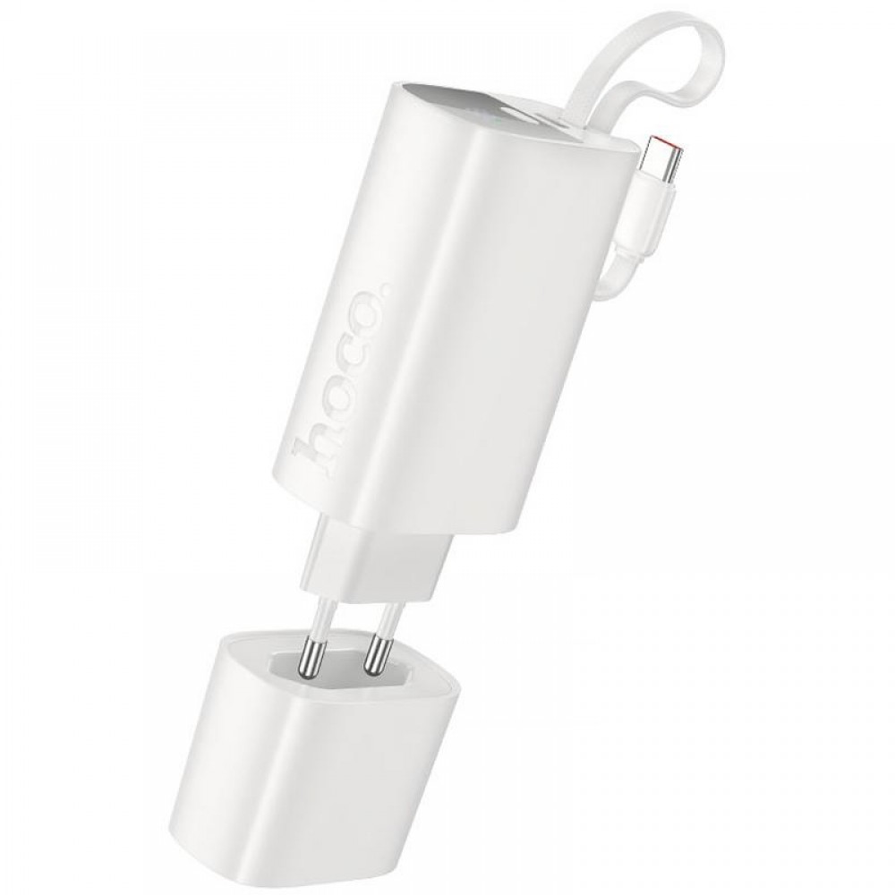 Портативний ЗП Power Bank Hoco J148 Handy PD20W with cable 5000 mAh