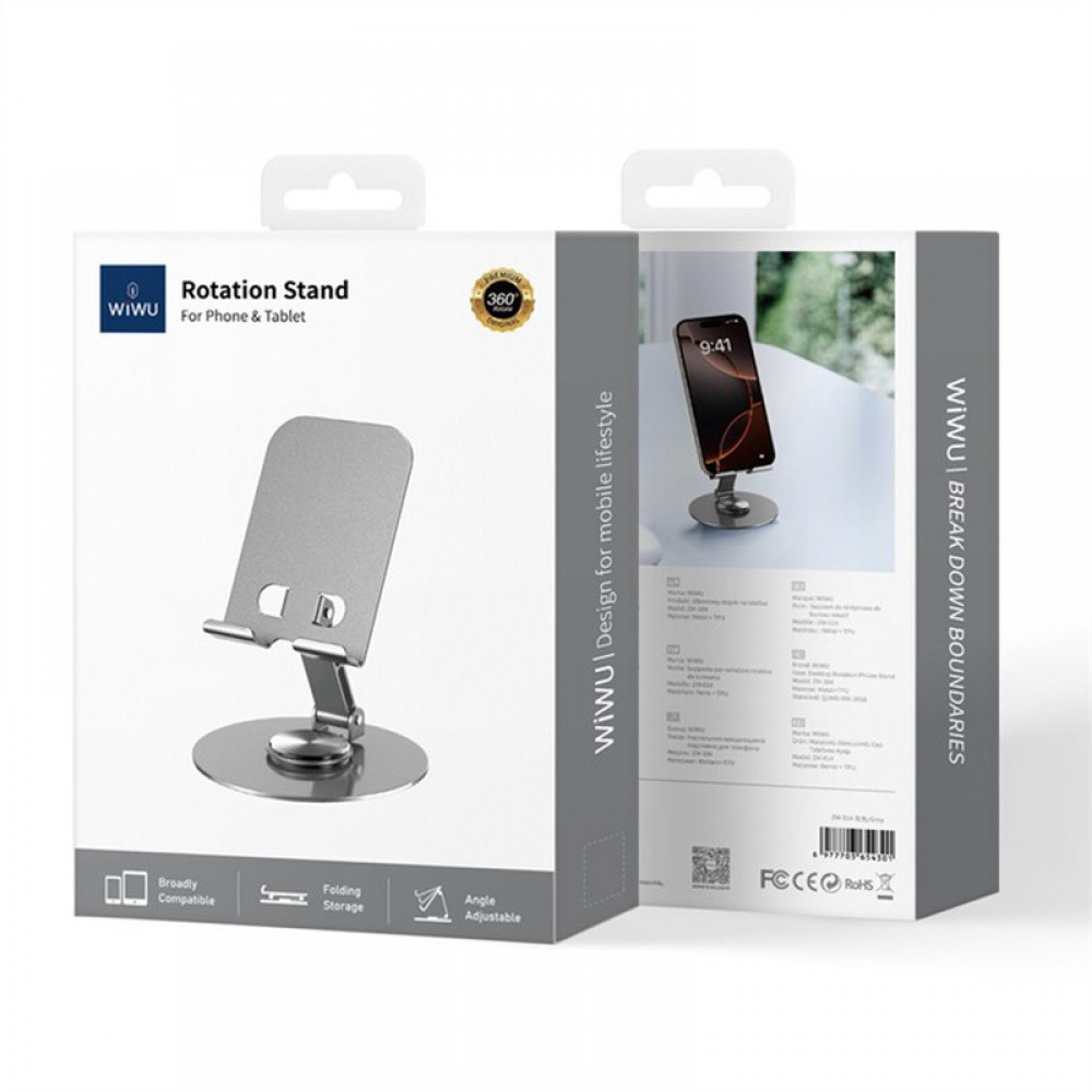 Подставка для телефона WIWU ZM-014 Desktoop Rotation Stand