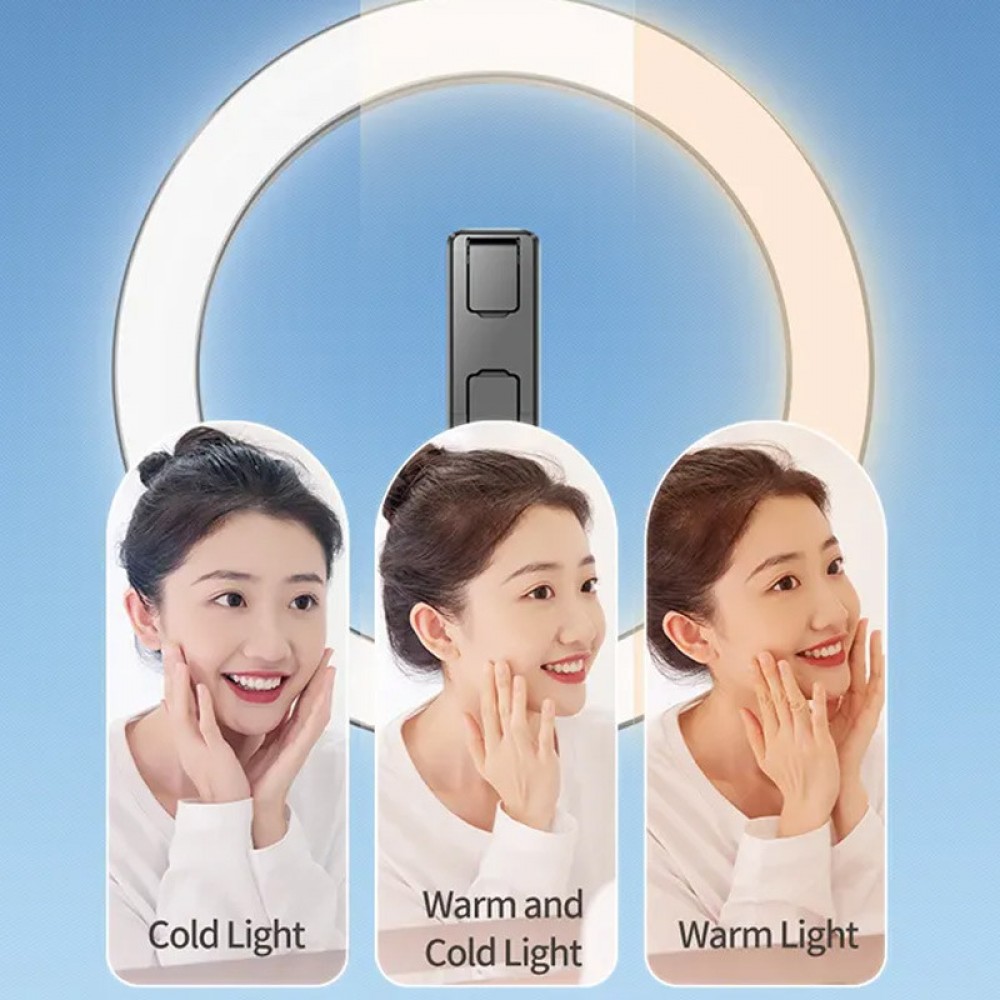 Кольцевая LED-лампа для селфи Usams US-ZB323 10-inch Fill Light 1200mAh