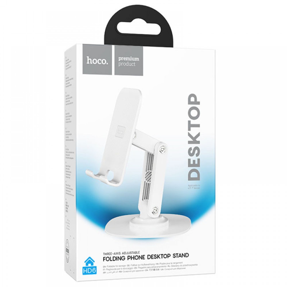Тримач для телефону Hoco HD6 Winner dual-axis rotating Тримач для телефону Hoco HD6 Winner dual-axis rotating