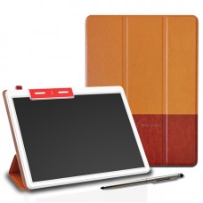 Планшет для малювання LCD color blocked 10,1 дюймів with leather case