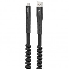 Дата кабель Hoco U78 "Cotton treasure elastic" MicroUSB (1.2М)