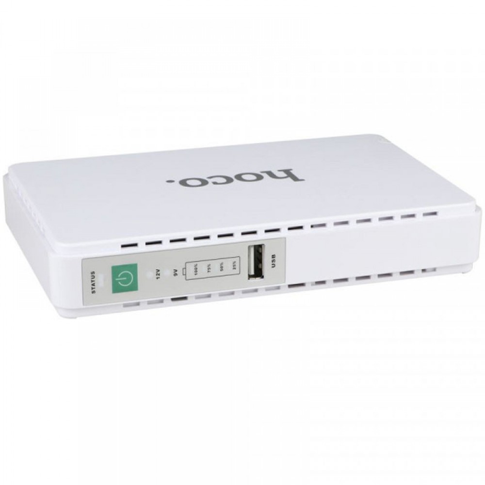 Джерело безперебійного живлення Hoco DB25 Smart Mini UPS для роутерів 5V/9V/12V 8800 mAh Джерело безперебійного живлення Hoco DB25 Smart Mini UPS для роутерів 5V/9V/12V 8800 mAh