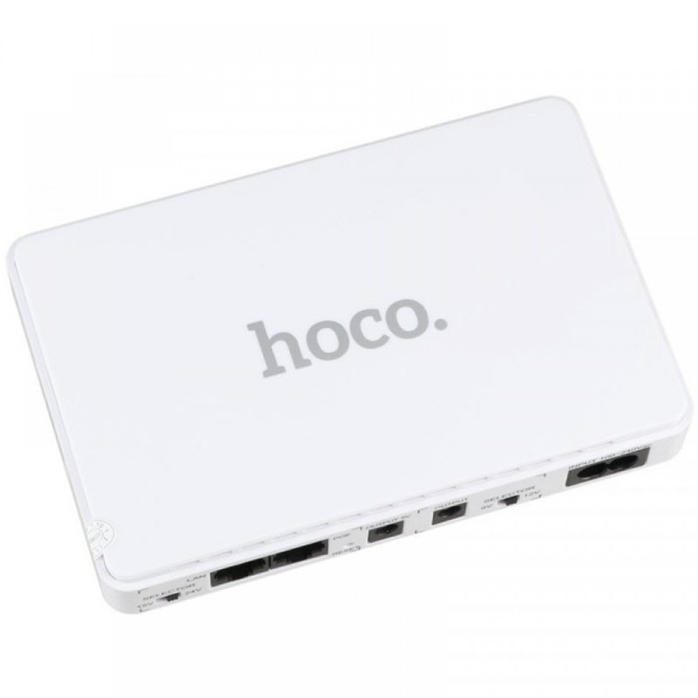 Источник бесперебойного питания Hoco DB25 Smart Mini UPS для роутеров 5V/9V/12V 8800 mAh