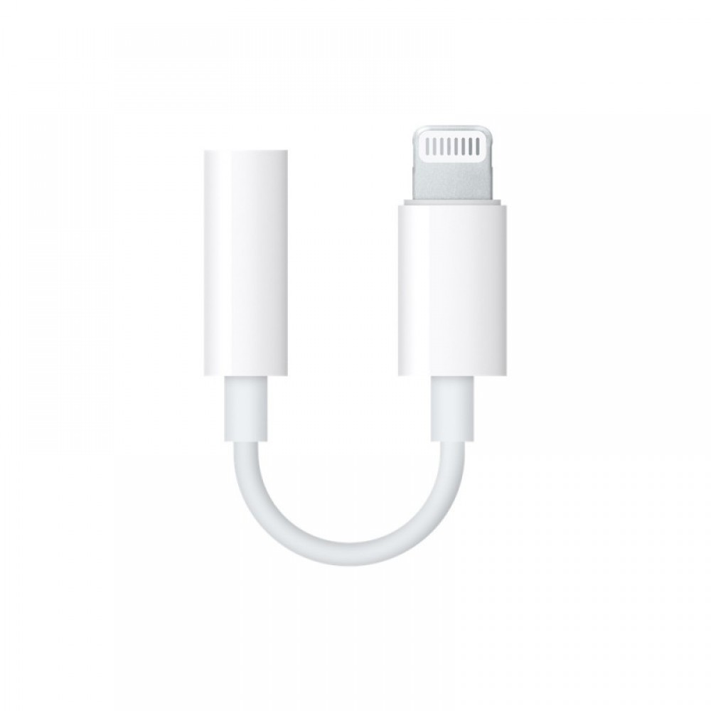 Адаптер для Apple Lightning to 3.5mm Headphone Jack (ААА) (box, no logo)