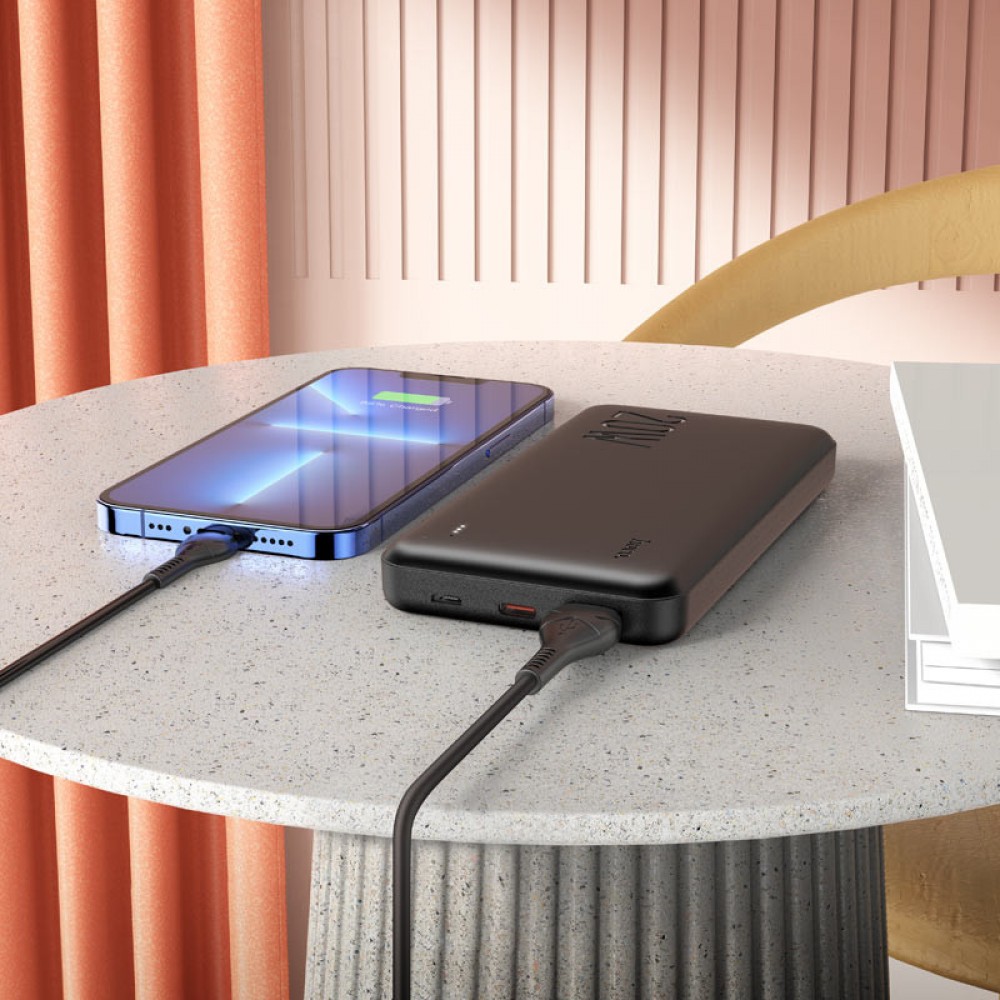 Портативний ЗП Power Bank Hoco J87 Tacker PD20W+QC3.0 10000 mAh Портативний ЗП Power Bank Hoco J87 Tacker PD20W+QC3.0 10000 mAh
