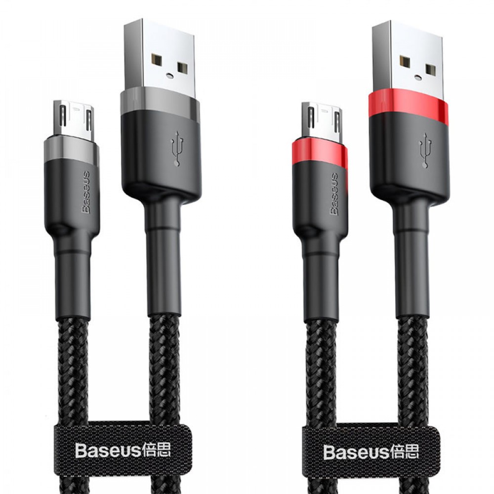 Дата кабель Baseus Cafule MicroUSB Cable 1.5A (2m) (CAMKLF-C)