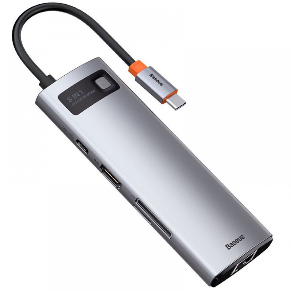 Перехідник HUB Baseus Metal Gleam Series 7-in-1 Multifunctional (WKWG020113)