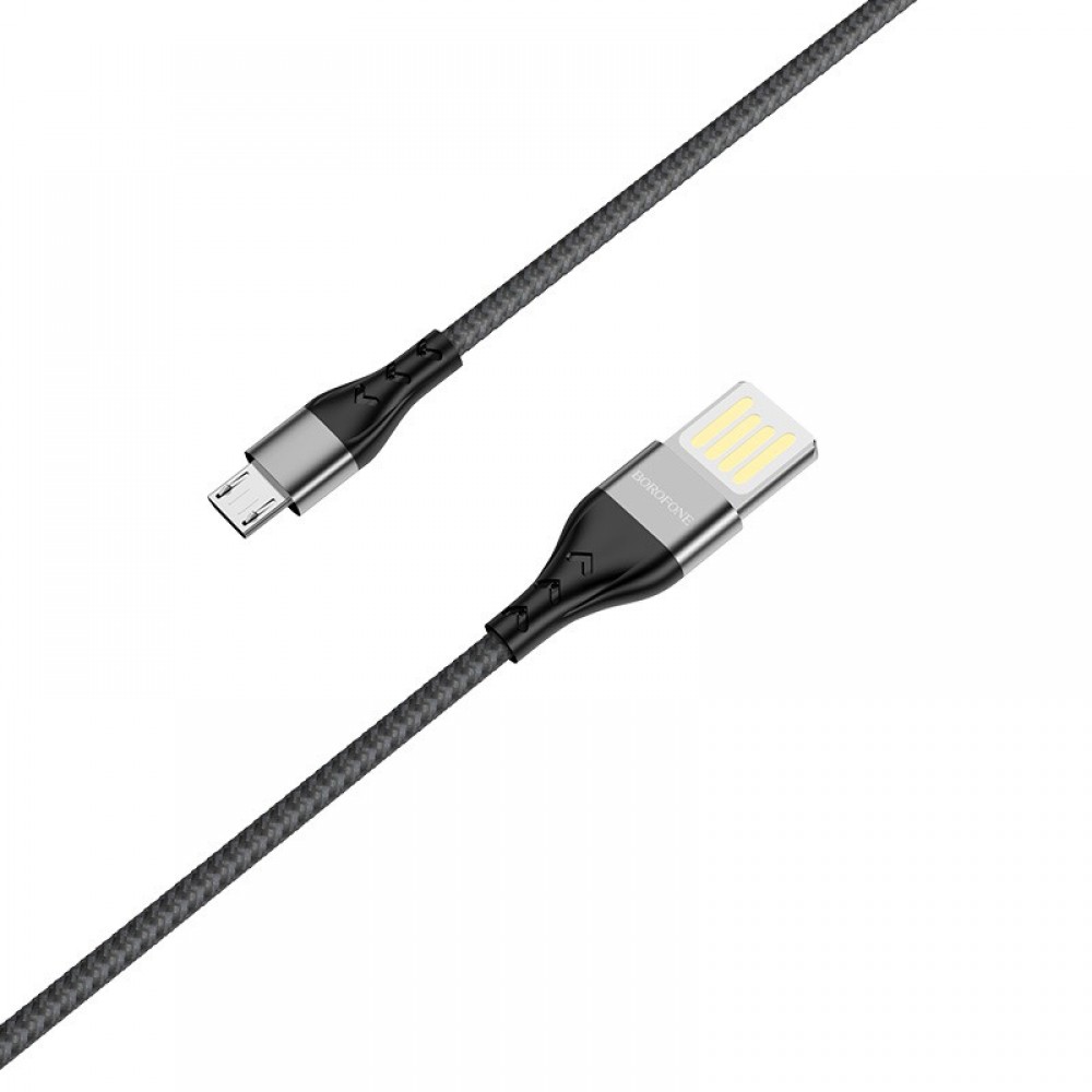 Дата кабель Borofone BU11 Tasteful USB to MicroUSB (1.2m)