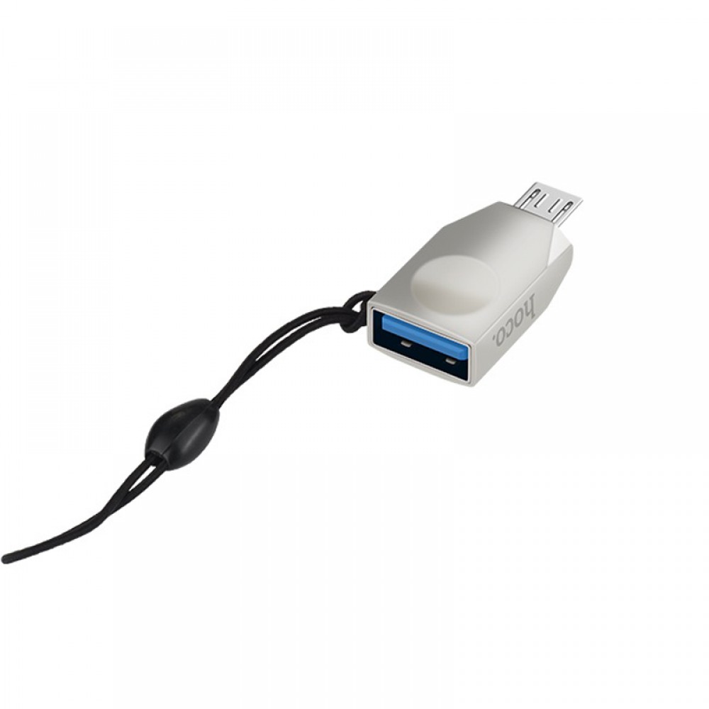 Перехідник Hoco UA10 OTG USB to MicroUSB
