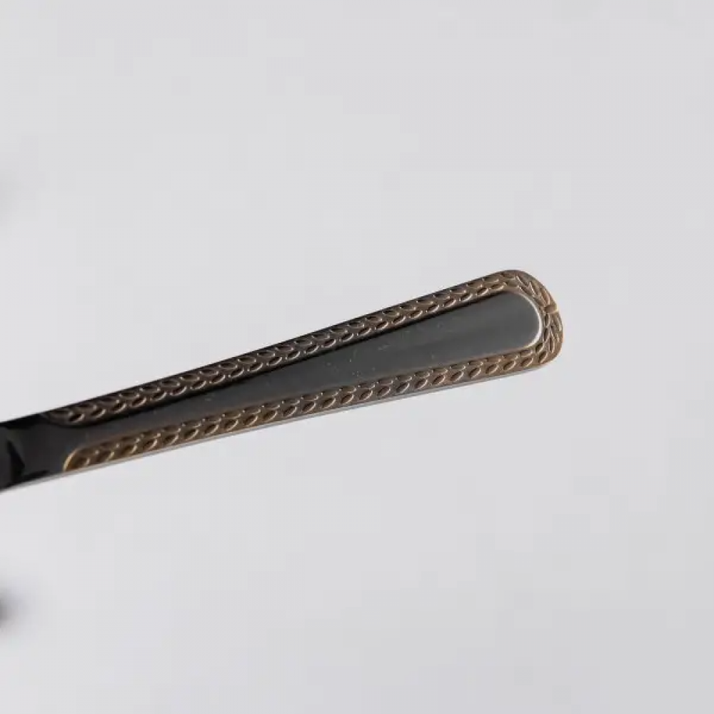 Набор столовых приборов из нержавеющей стали на 6 персон 24 предмета серебристая столовая ложка вилка нож в подарочной упаковке HP-16978-23