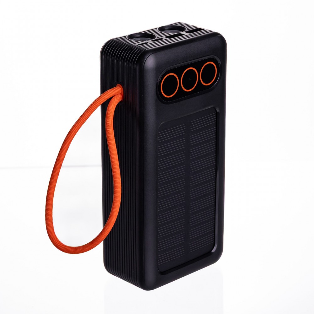 Повербанк с быстрой зарядкой с 3 шнурами 30000 mAh портативное зарядное устройство powerbank зарядка для телефона HP-N56