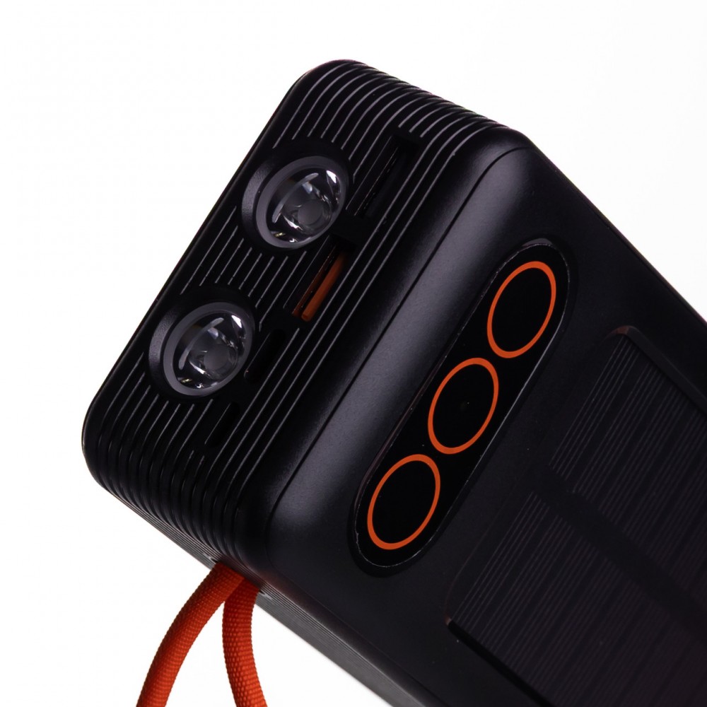 Повербанк с быстрой зарядкой с 3 шнурами 30000 mAh портативное зарядное устройство powerbank зарядка для телефона HP-N56