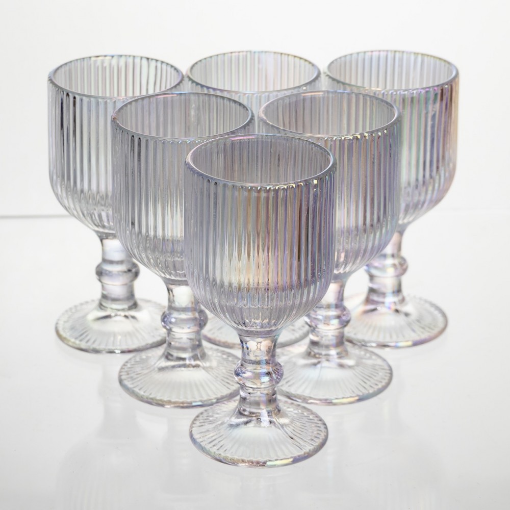 Набор рюмок на ножке 6 штук 50 мл для крепких напитков Yiwu HP-19-203