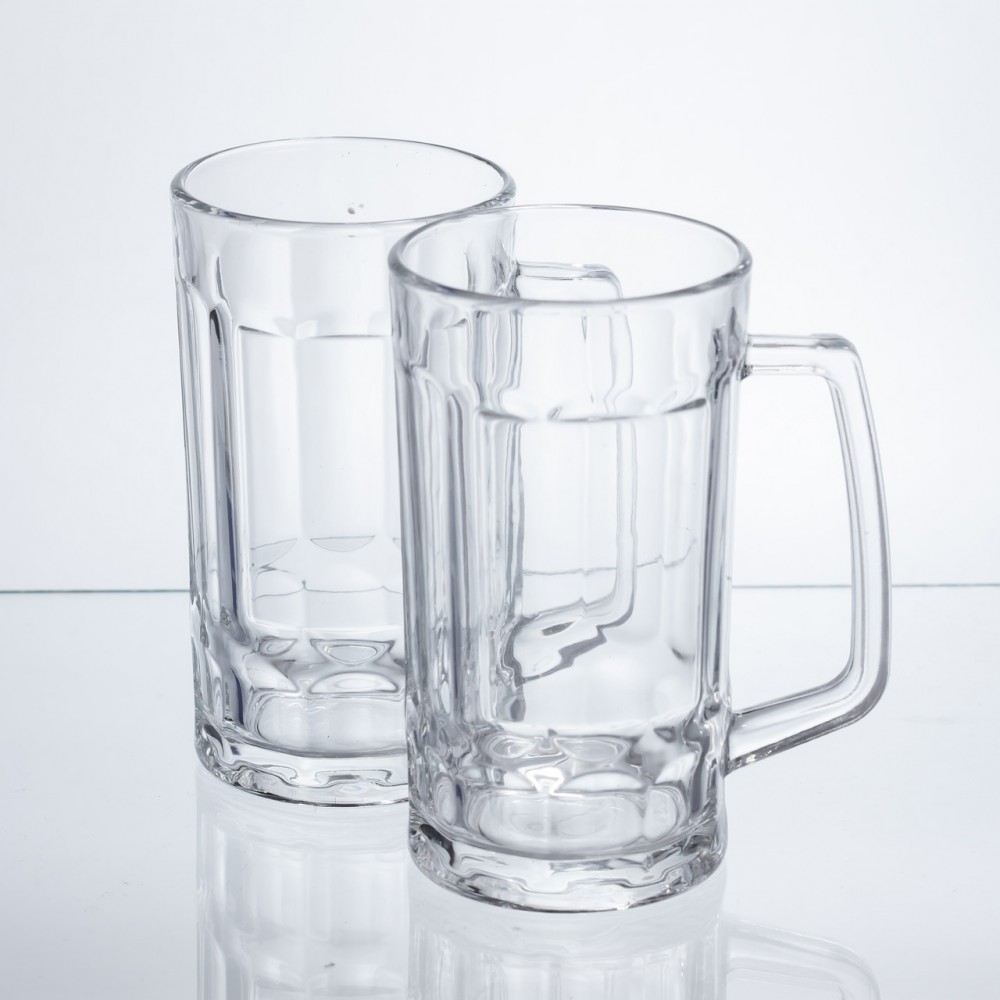 Набір кухлів для пива Beer Stein скляних 2 штуки по 530 мл HP-17-60