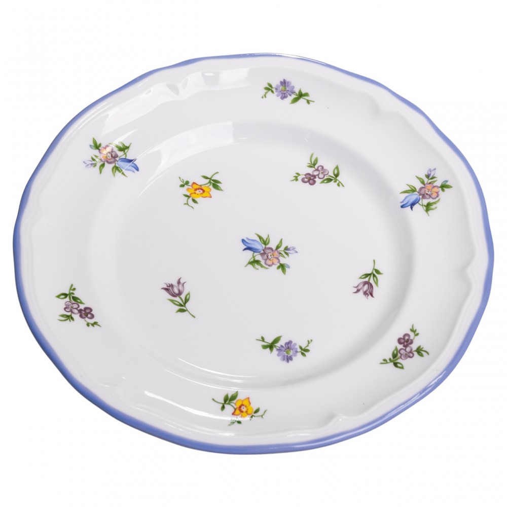 Столовый набор посуды тарелок и чашек 32 предмета на 6 персон Retro Floral фарфоровый, обеденный столовый сервиз тарелок YY78-9A