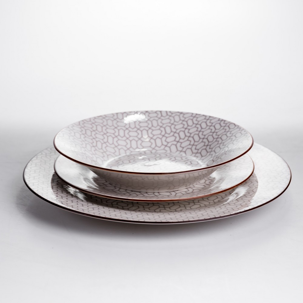 Столовый сервиз на 6 персон 24 предмета фарфоровый HP-HK-A9