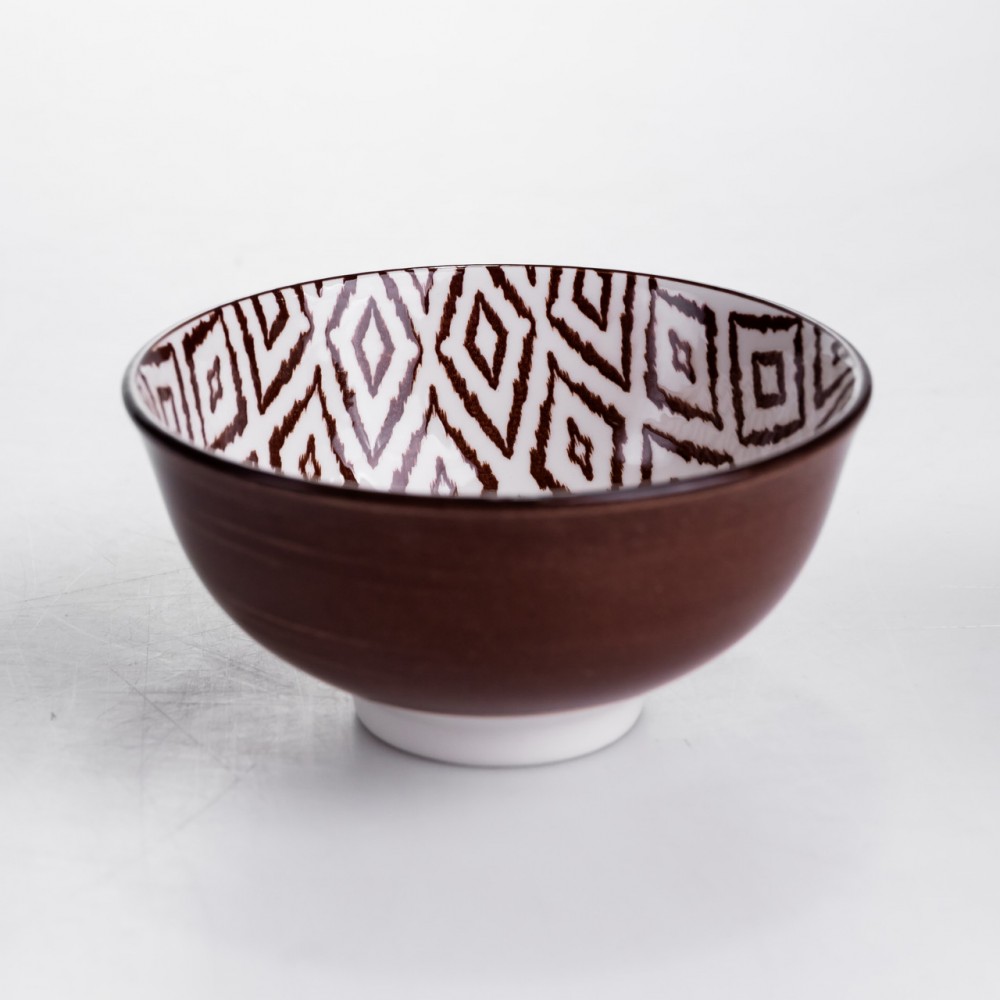 Столовый сервиз на 6 персон 24 предмета фарфоровый HP-HK-A10 Коричневый