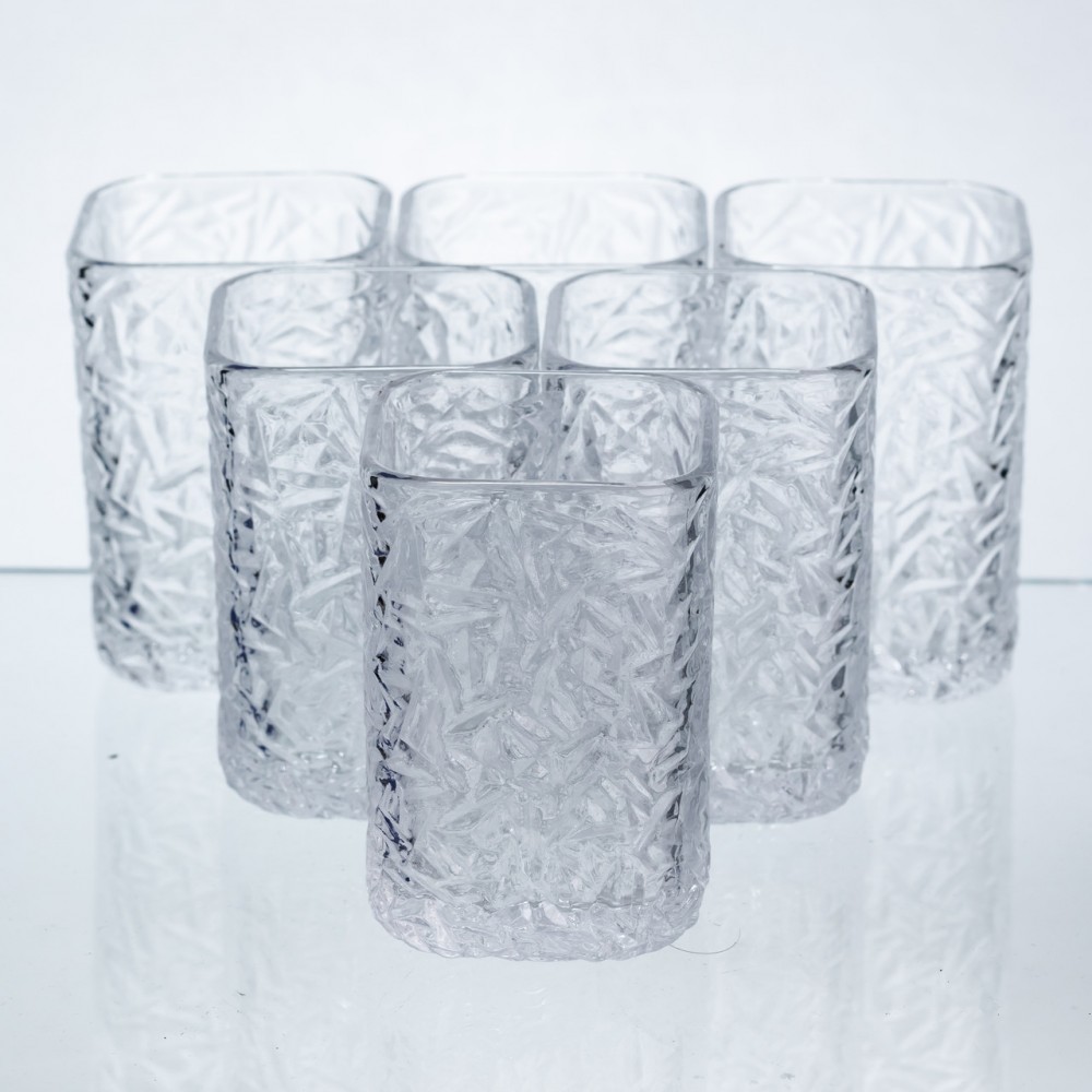 Набір склянок для напоїв Matrix Glass 6 штук по 195 мл HP-17-42