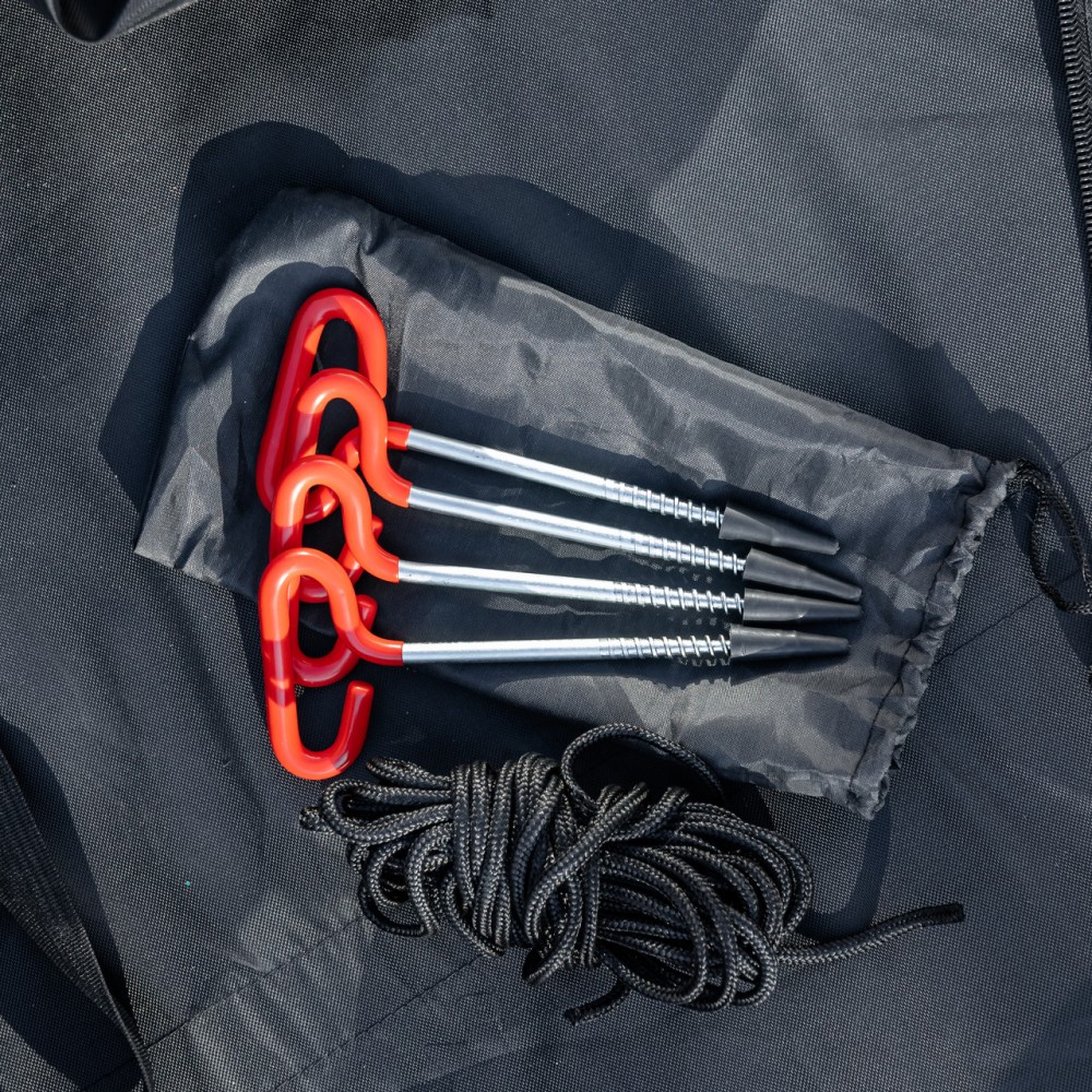 Палатка зимняя утепленная "Куб" 4-х местная LUGI (210х210х210), Зимняя палатка для рыбака туризма кемпинга и путешествий Хаки LU-BD21