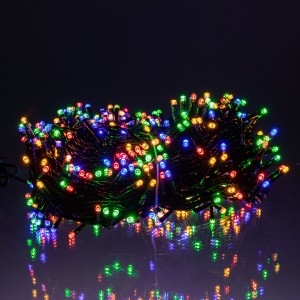 Гирлянда Рождественская фея уличная 50 (м) 500 LED черный провод Мультиколор CF500L50MBML