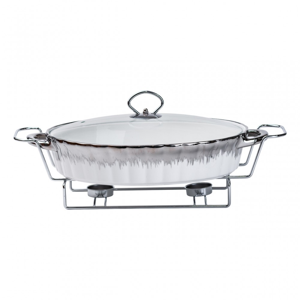 Мармітниця 2 л настільна овальна з кришкою HP1024