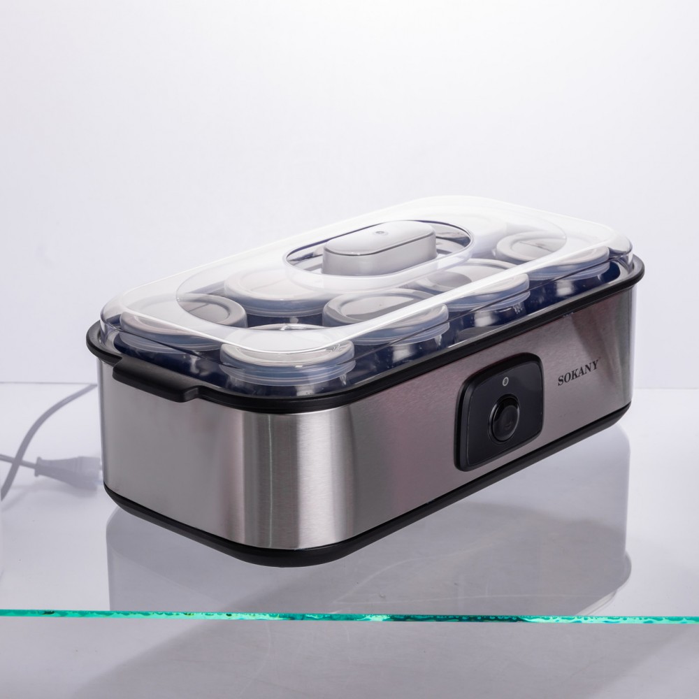 Йогуртница электрическая на 8 баночек по 180 (мл) 20 Вт SK-08109