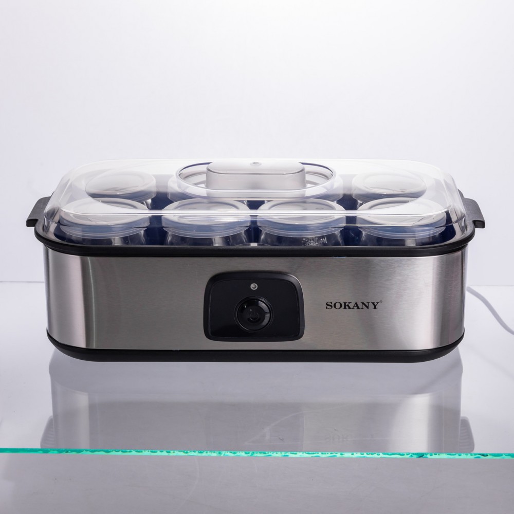 Йогуртница электрическая на 8 баночек по 180 (мл) 20 Вт SK-08109