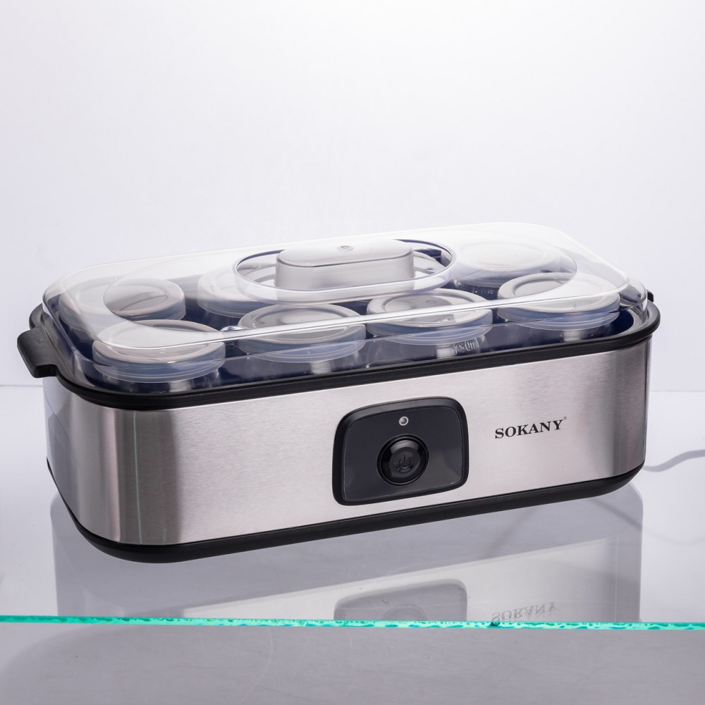 Йогуртница электрическая на 8 баночек по 180 (мл) 20 Вт SK-08109