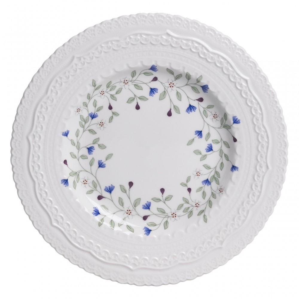 Столовый набор посуды тарелок и чашек 32 предмета на 6 персон Sophie фарфоровый, обеденный столовый сервиз тарелок YY78-5A