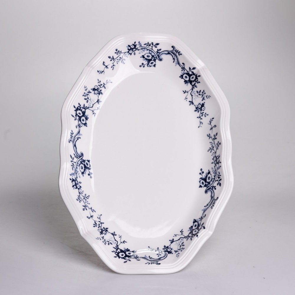 Столовий набір посуду тарілок і чашок 32 предмети на 6 персон Vintage порцеляновий YY78-10A