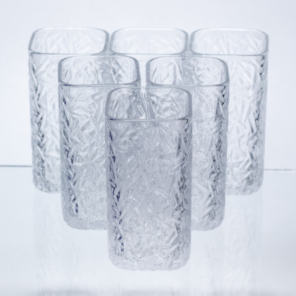 Набір склянок для напоїв Matrix Glass 6 штук по 245 мл HP-17-46