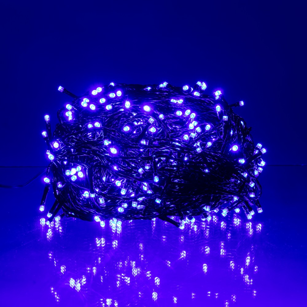 Гирлянда Рождественская фея уличная 50 (м) 500 LED черный провод Синий CF500L50MBBL