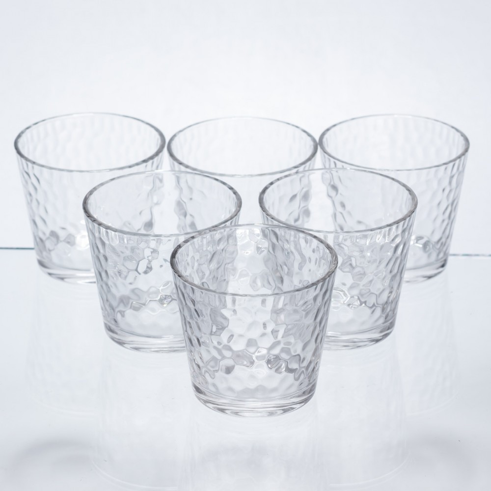 Набор стаканов для напитков Textured Tumbler 6 штук по 140 мл HP-17-17