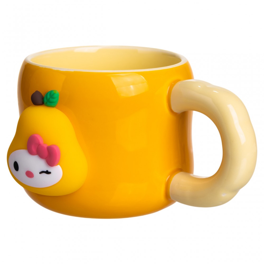 Чашка фарфоровая с магнитом Sanrio 400 (мл) подарочная кружка прикольная чашка для детей на подарок Оранжевый FM-37B