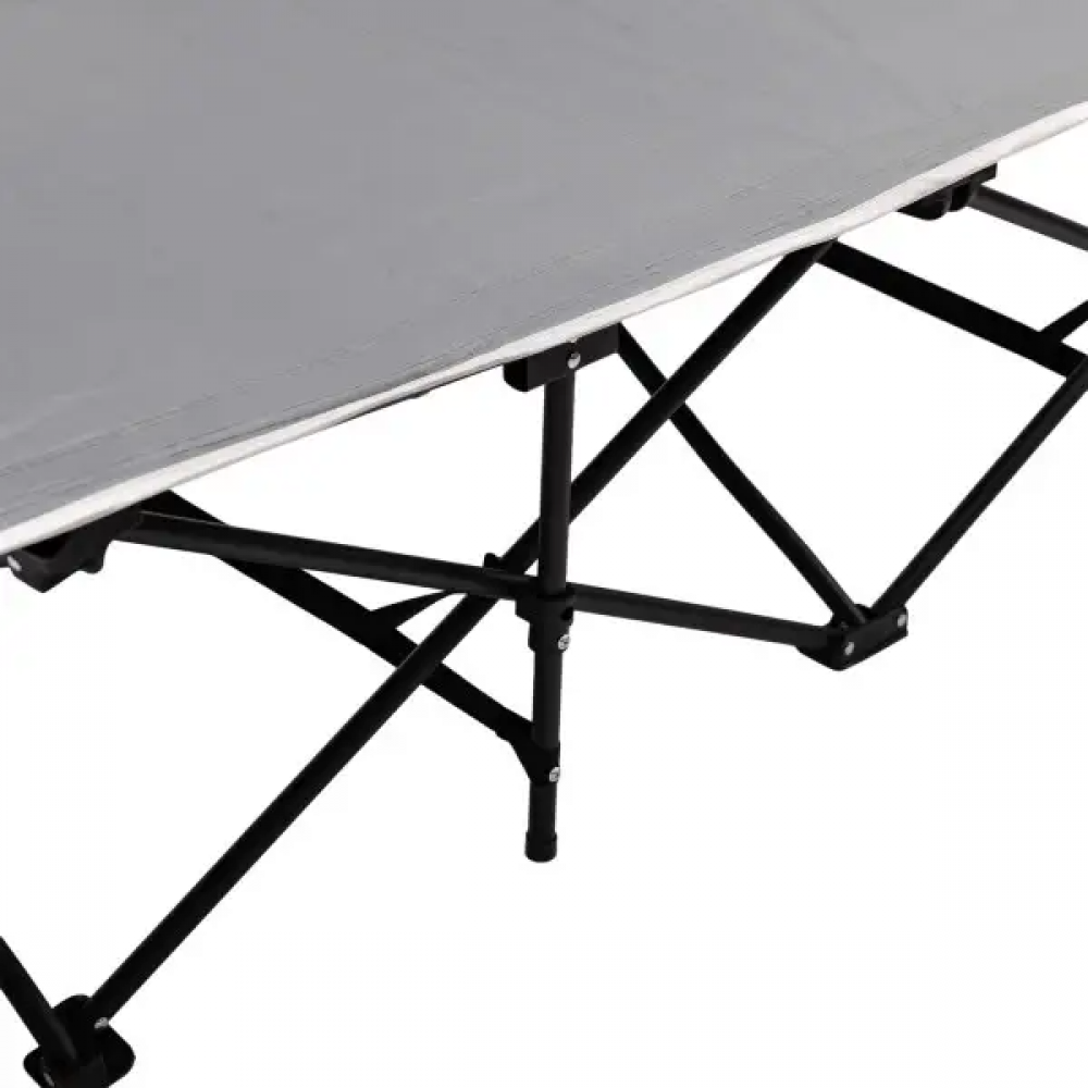 Кровать раскладная туристическая 185x60x50 см с стальным каркасом раскладушка складная для дачи кемпинга рыбалки SJ-0033G