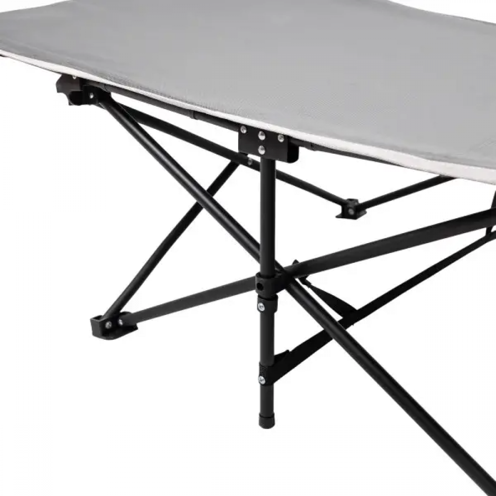 Кровать раскладная туристическая 185x60x50 см с стальным каркасом раскладушка складная для дачи кемпинга рыбалки SJ-0033G