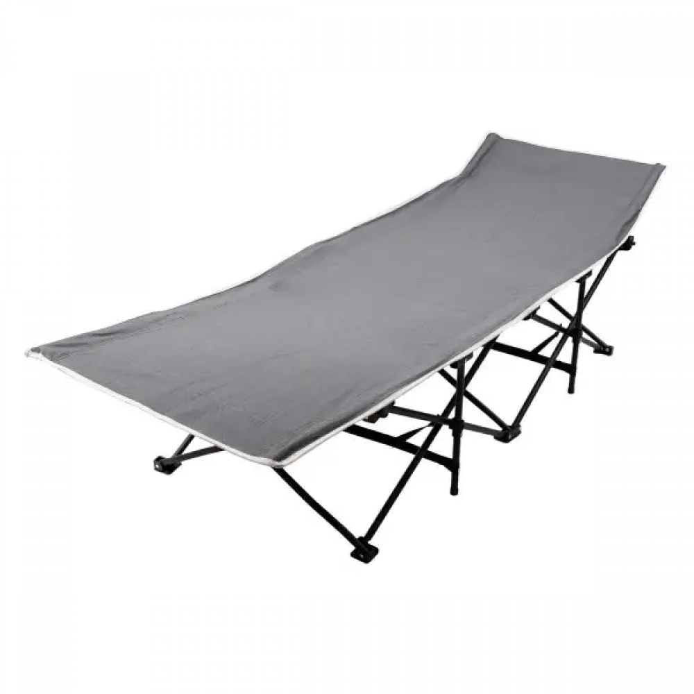 Кровать раскладная туристическая 185x60x50 см с стальным каркасом раскладушка складная для дачи кемпинга рыбалки SJ-0033G