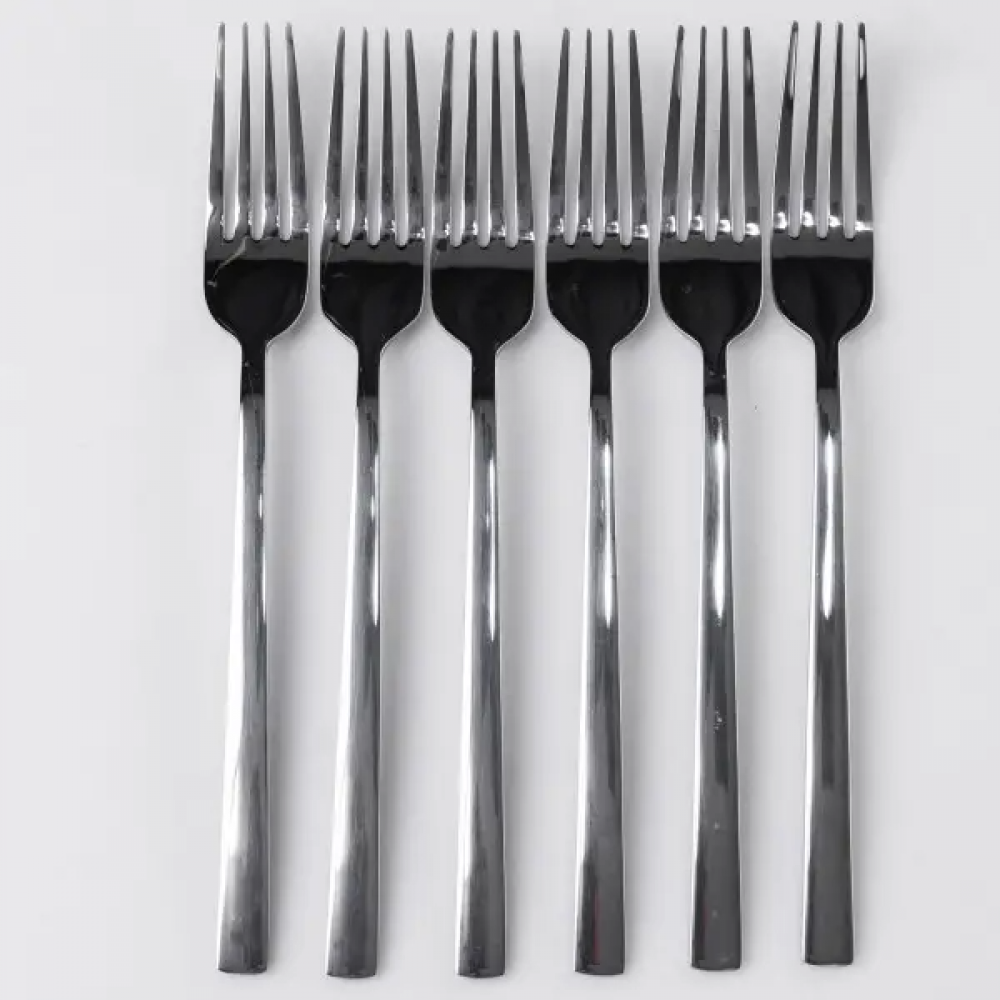 Набор столовых вилок 6 штук из нержавеющей стали 21.5 см вилки кухонные столовые приборы HP-16978-17
