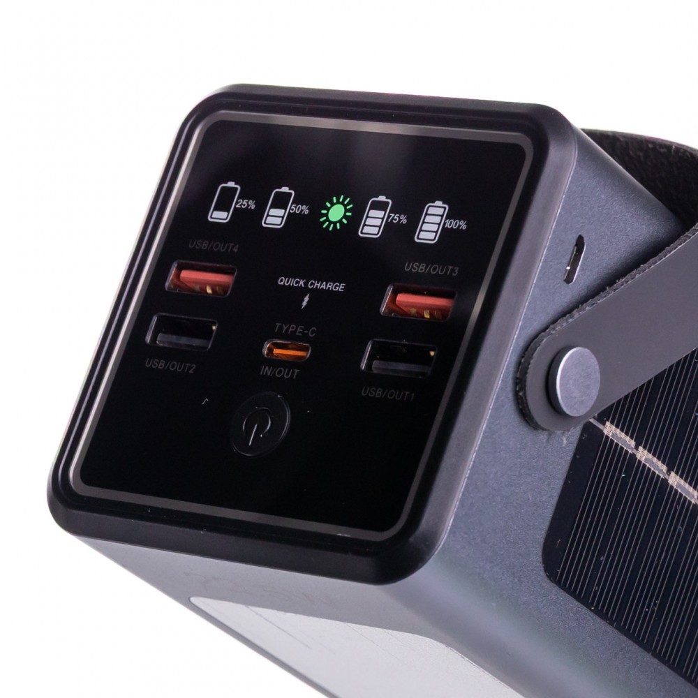 Повербанк с быстрой зарядкой и солнечной батареей 50000 mAh HP-N40