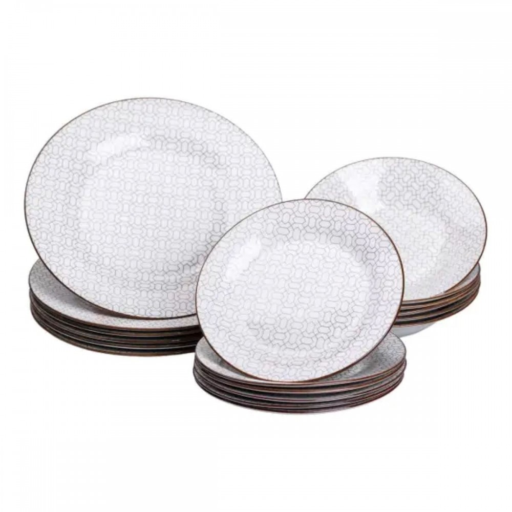 Столовый сервиз фарфоровый 18 предметов HP-HK-A1