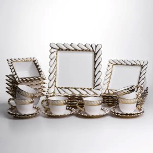 Сервиз фарфоровый Tiffany 24 предмета на 6 персон XZ-24PCS