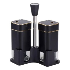 Набор для специй на подставке 2 баночки для соли и перца по 120 мл HP-1305