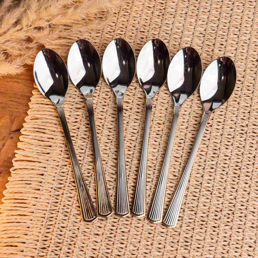 Набор столовых ложек 6 штук из нержавеющей стали ложки столовые посуда нержавейка питания HP-16978-01
