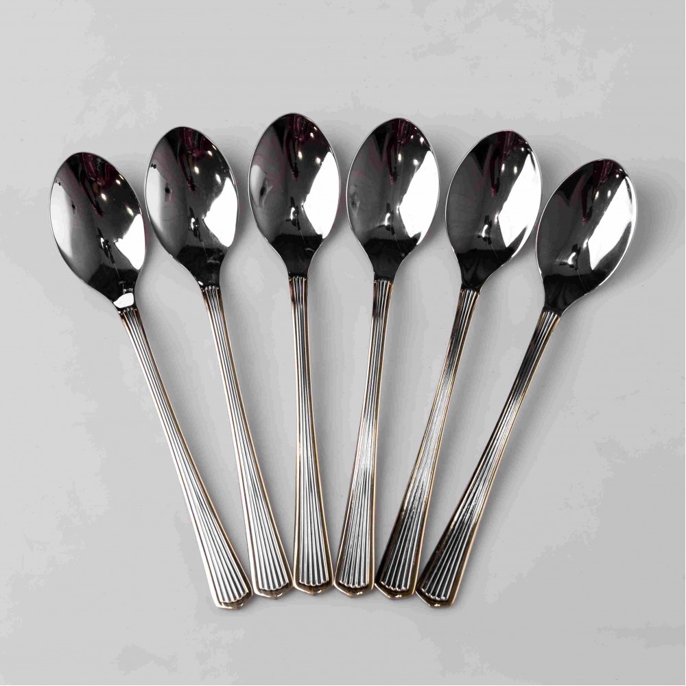 Набор чайных ложек 6 штук из нержавеющей стали 14.5 см ложки чайные посуда нержавейка десерт кофе