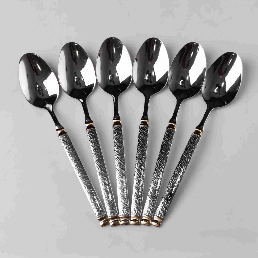 Набор столовых ложек 6 штук из нержавеющей стали 21 см ложки столовые приборы классический дизайн сервировки HP-16978-05