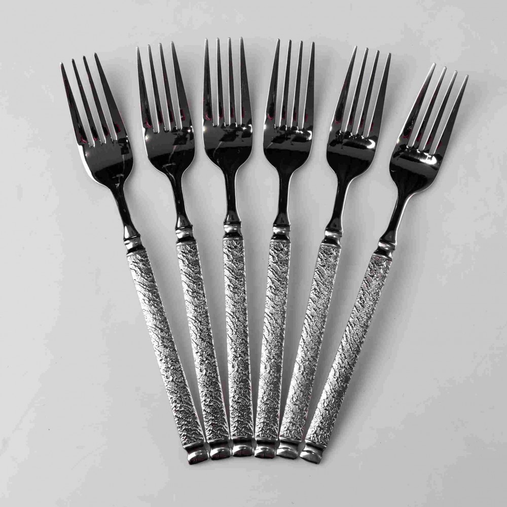 Набор столовых вилок 6 штук из нержавеющей стали 21 см вилки кухонные столовые приборы сервировки HP-16978-11