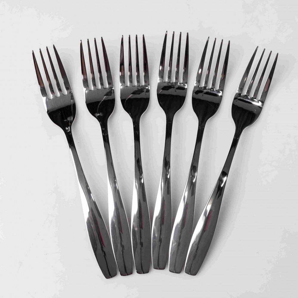 Набор столовых вилок 6 штук из нержавеющей стали 20 см вилки кухонные столовые приборы классический стиль HP-16978-14
